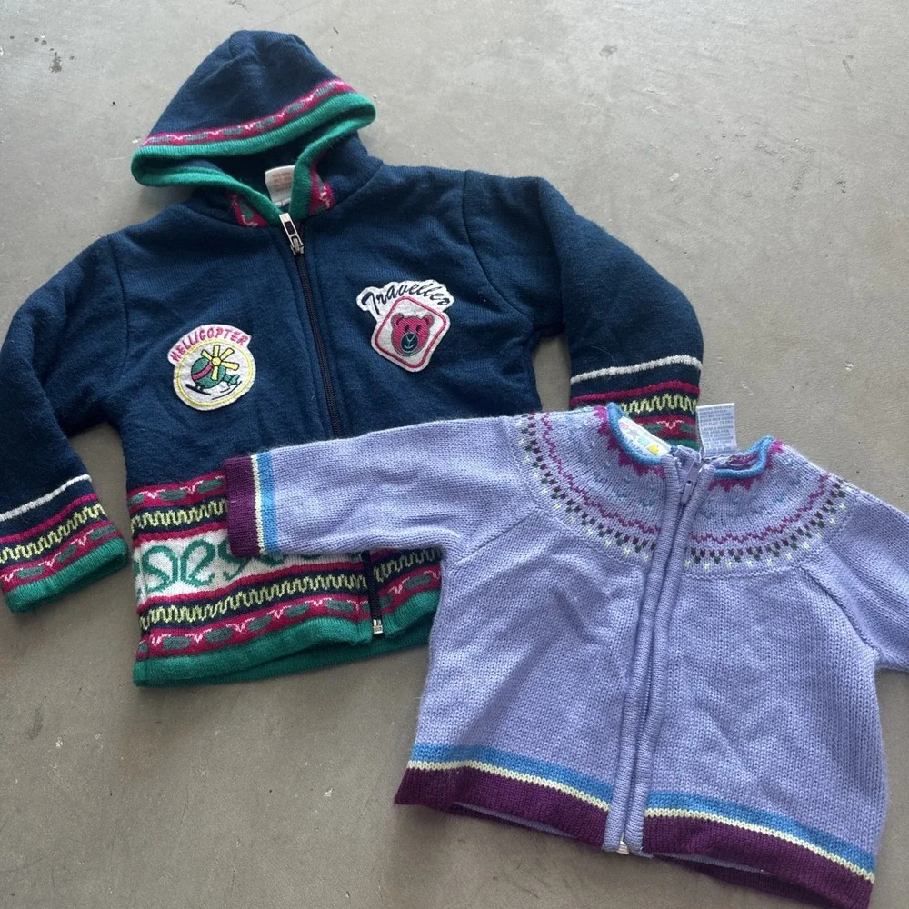 RESELLER BUNDLE!! Vintage Baby & Kids Knit SWEATERS! Lot Of 30! Sz 0-6!
